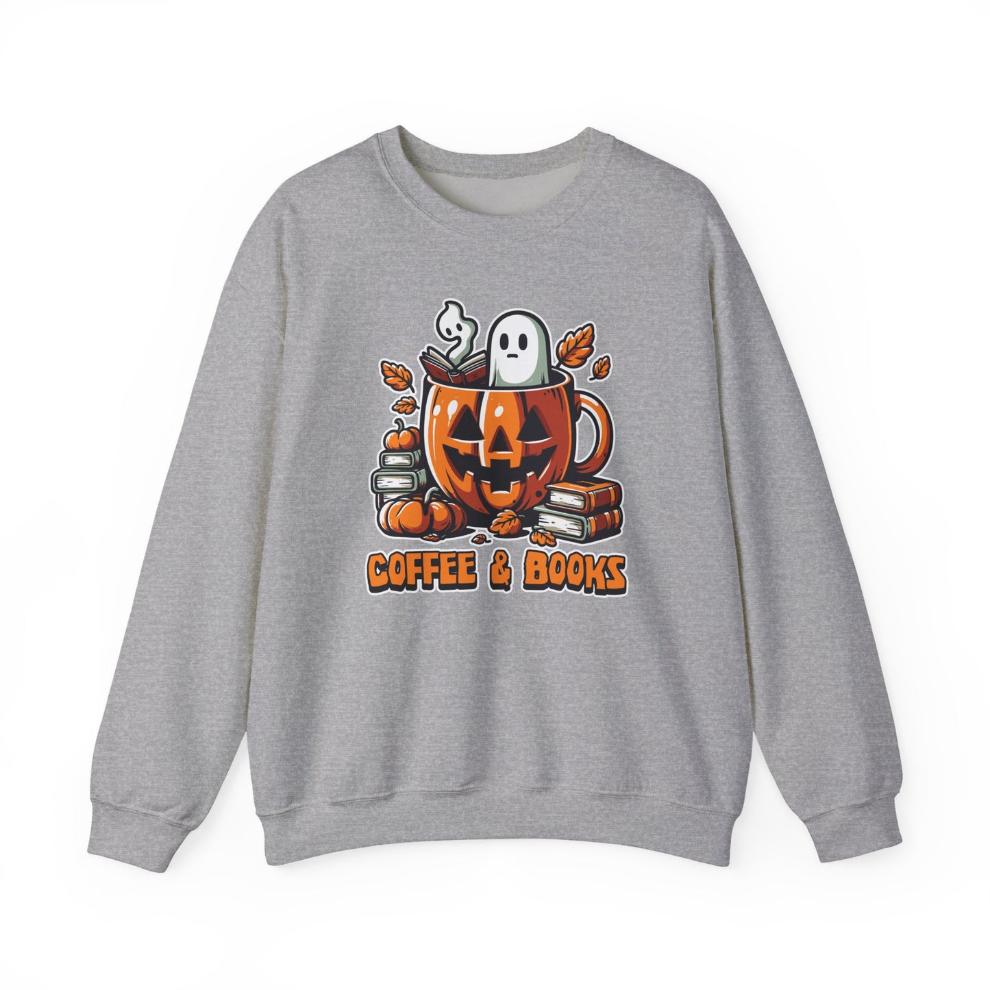 Halloween Coffee & Books Sweatshirt