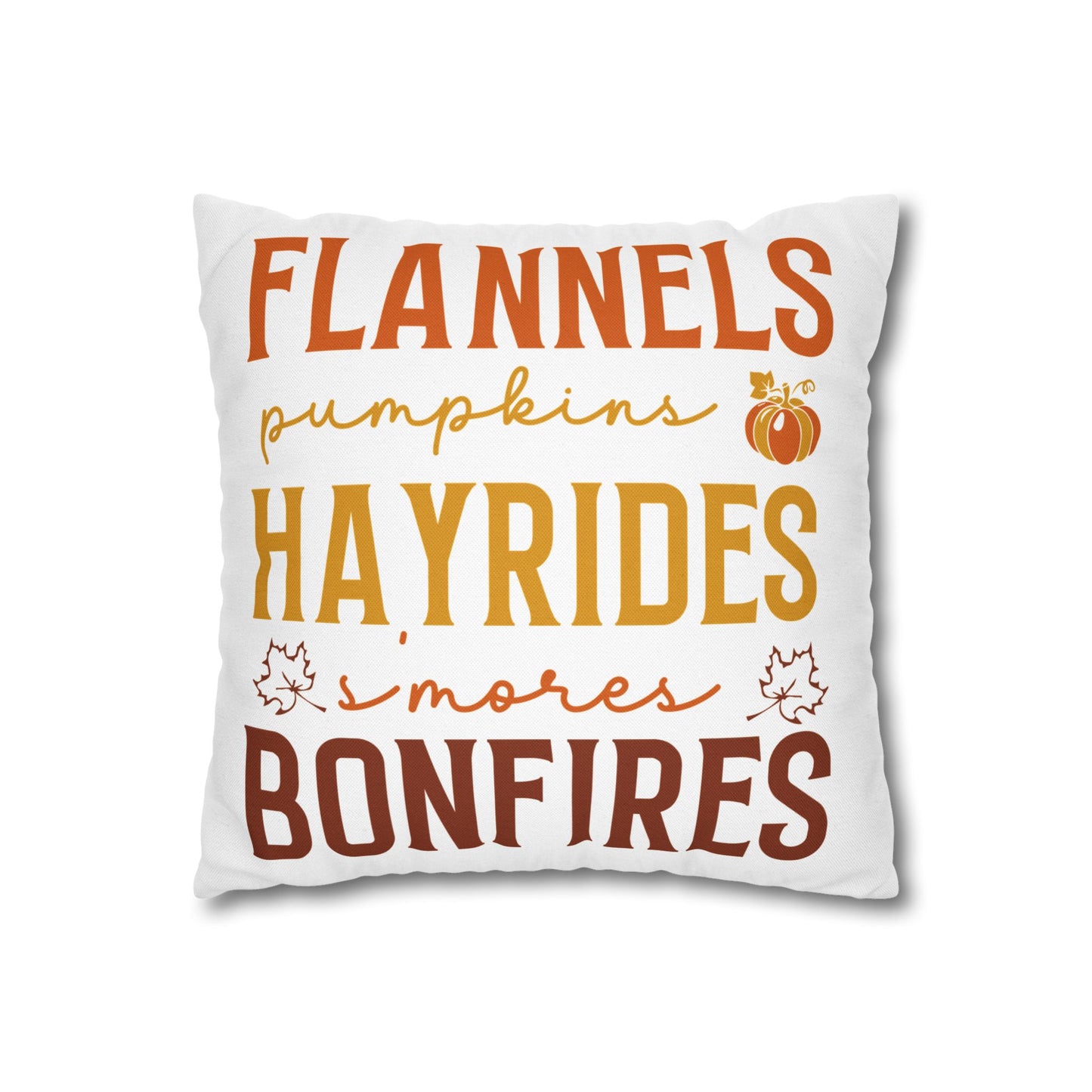 Double Sided Fall/Halloween Decorative Pillowcase