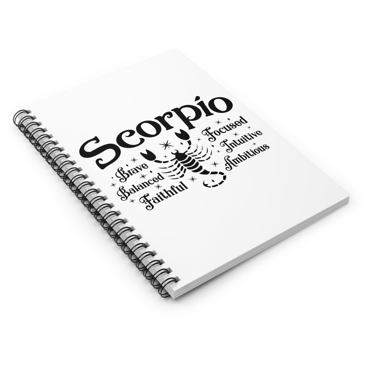Scorpio Spiral Notebook