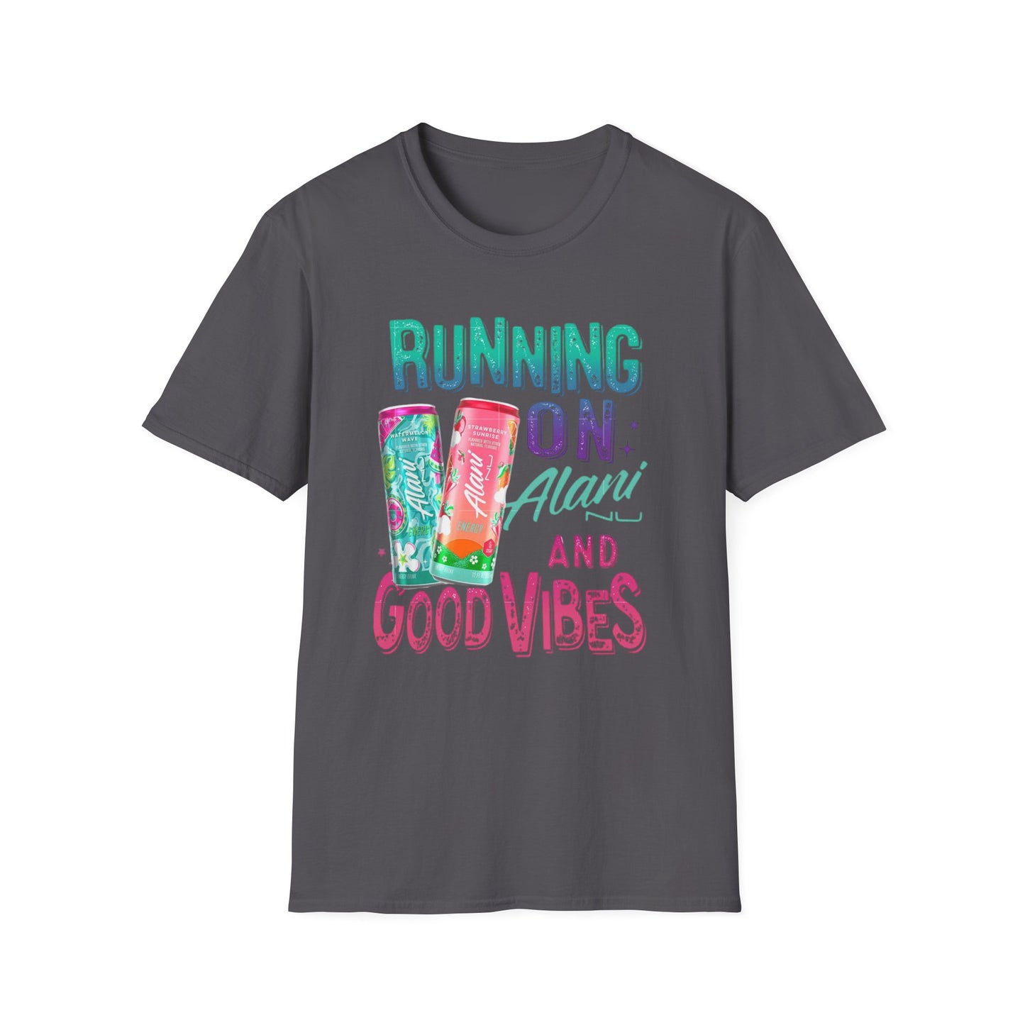 Running on Alani and Good Vibes Unisex Softstyle T-Shirt