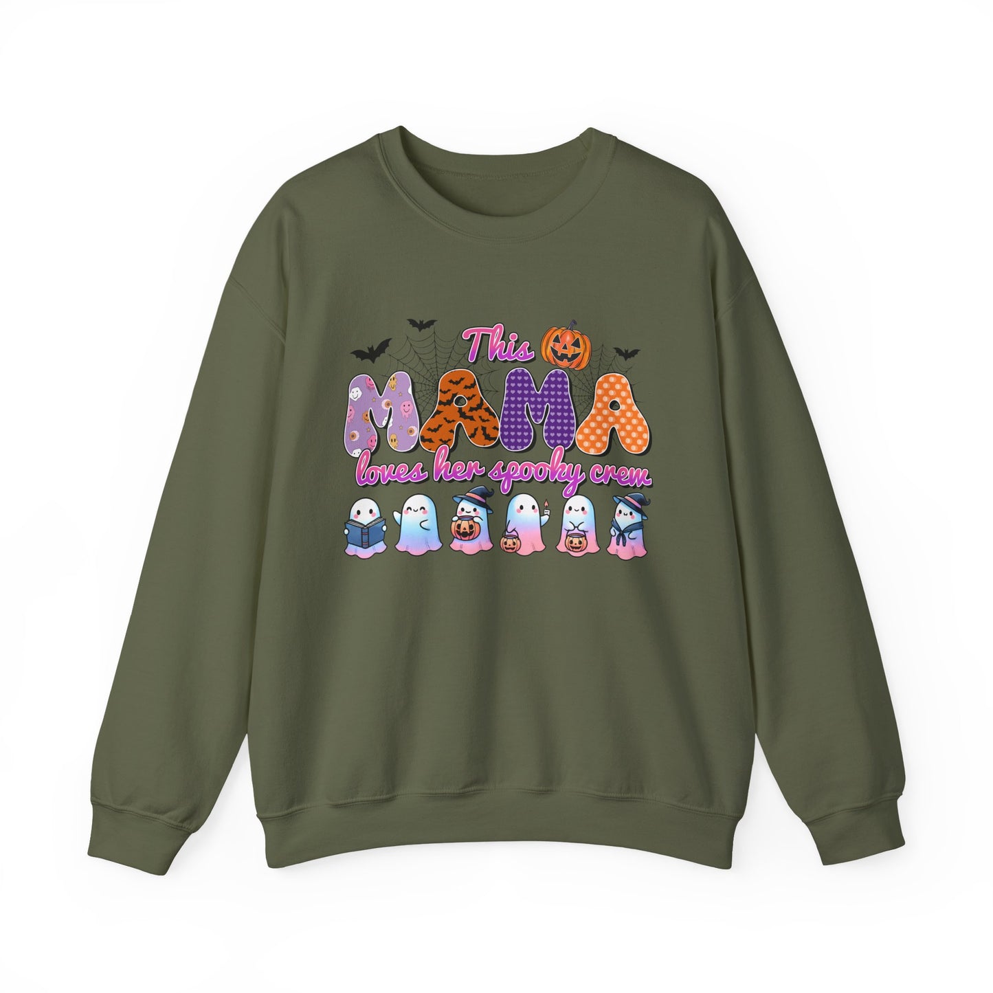 This Mama Loves Her Spooky Crew Sweatshirt