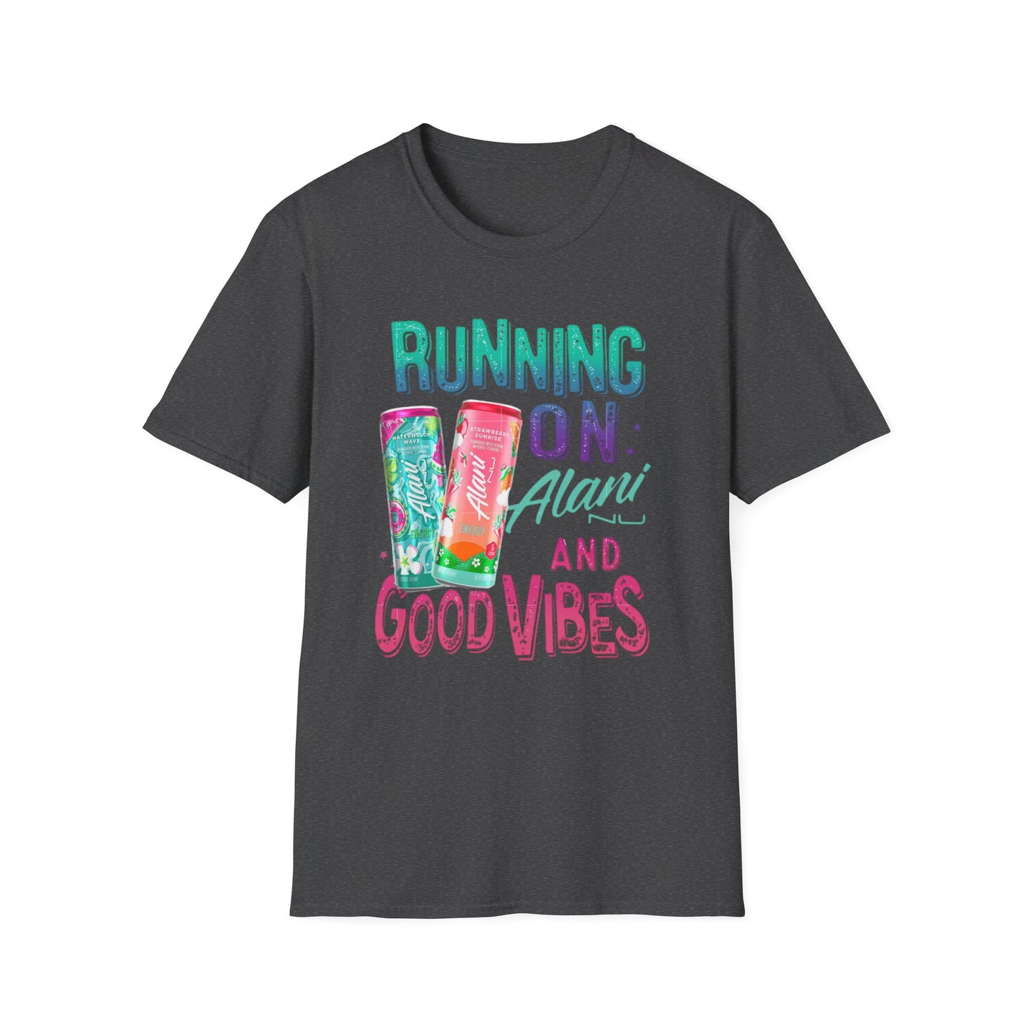 Running on Alani and Good Vibes Unisex Softstyle T-Shirt