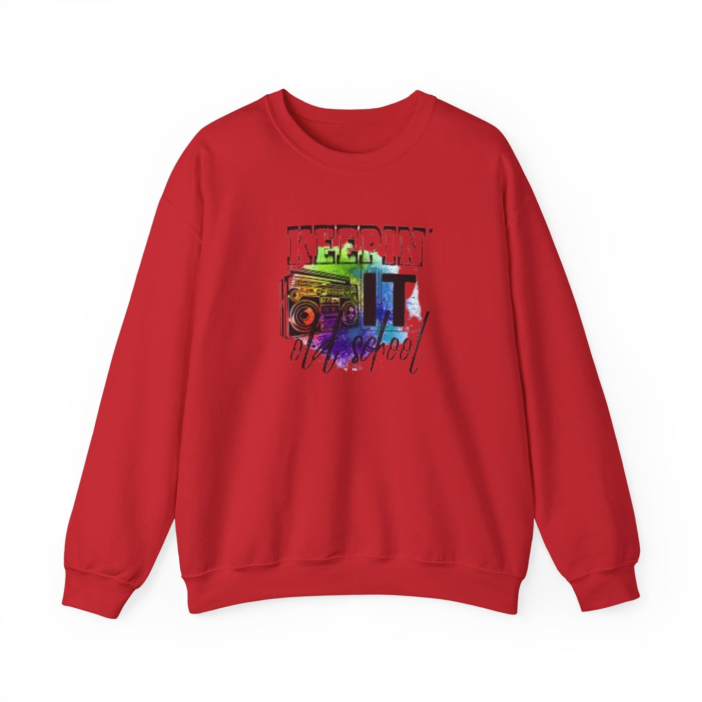 Colorful Boombox Crewneck Sweatshirt