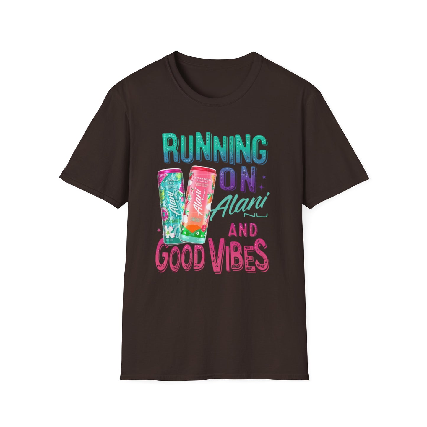 Running on Alani and Good Vibes Unisex Softstyle T-Shirt