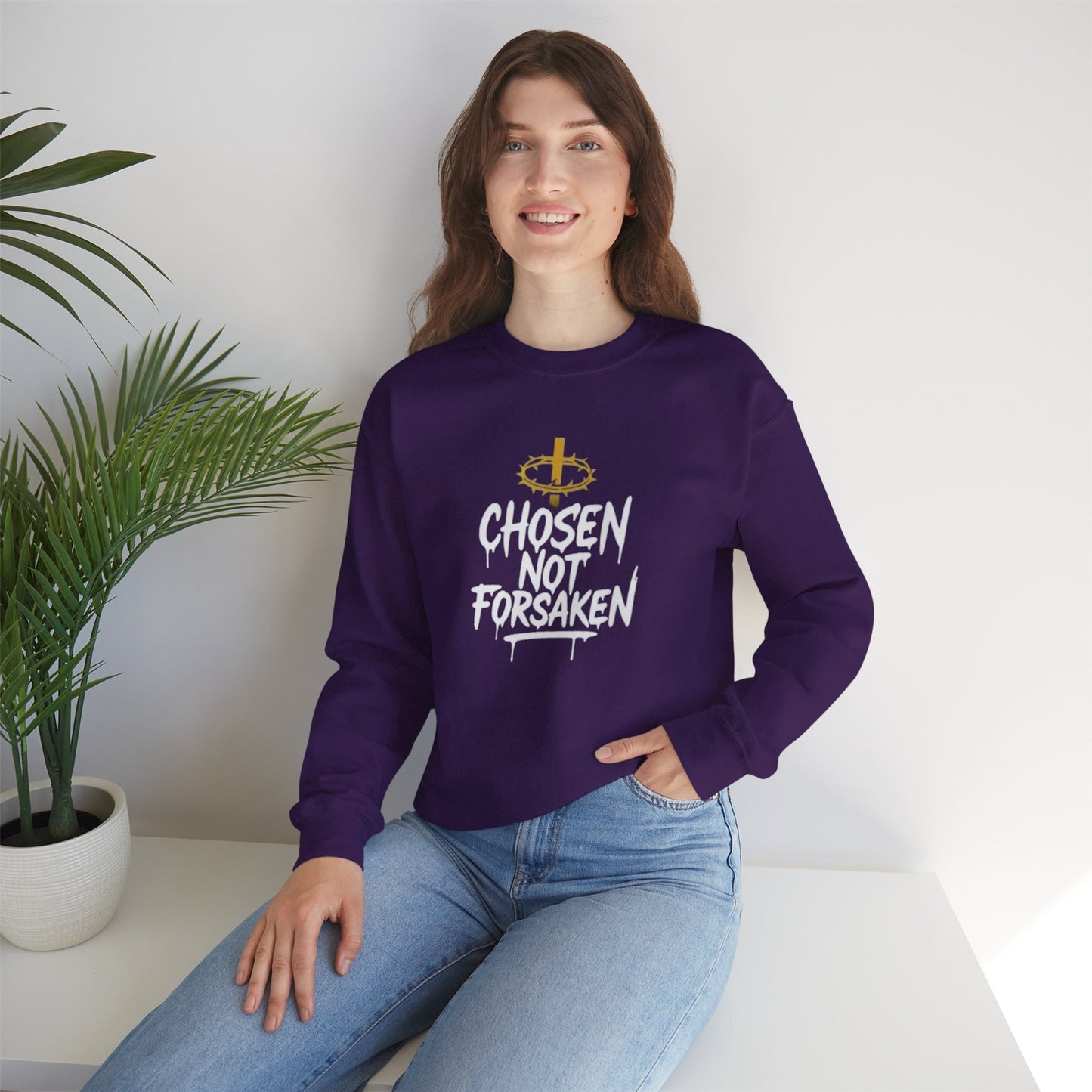 Chosen, Not Forsaken Unisex Crewneck Sweatshirt