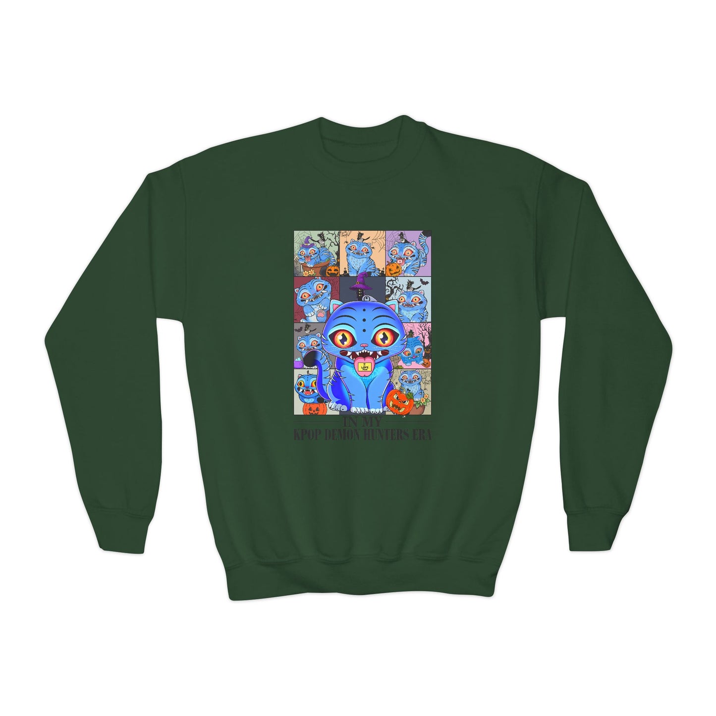 In My K-Pop Halloween Era Youth Crewneck Sweatshirt