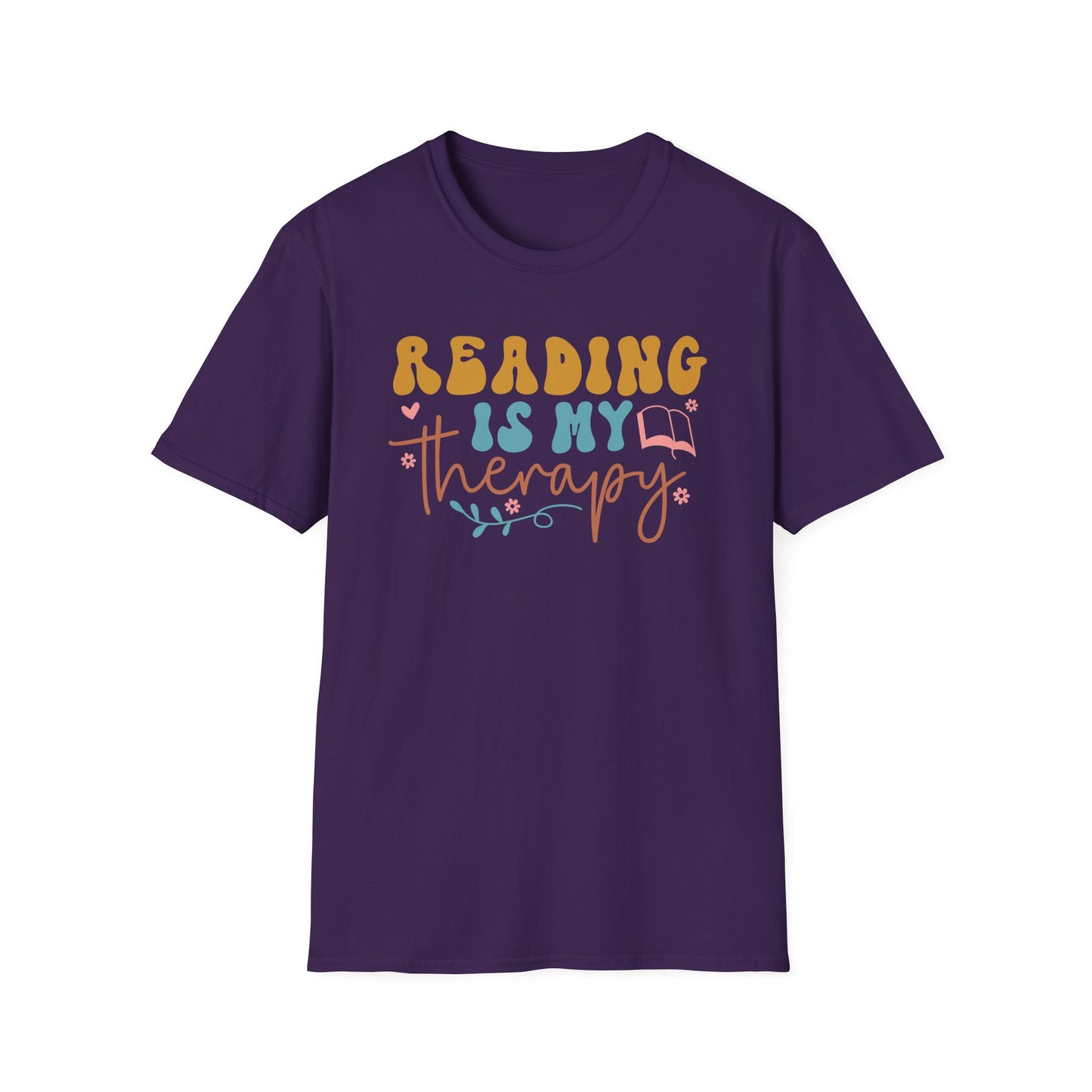 Reading is My Therapy Unisex T-Shirt