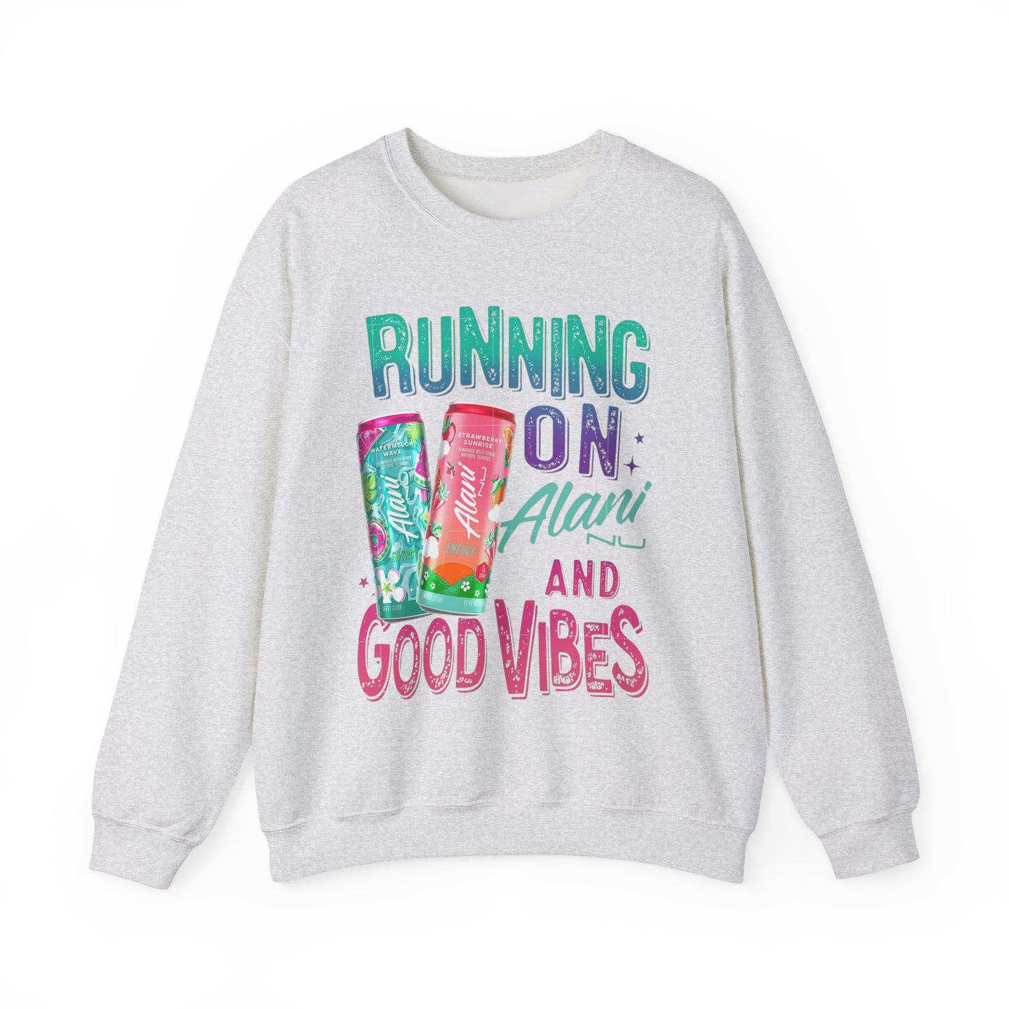 Running on Alani and Good Vibes Sweatshirt