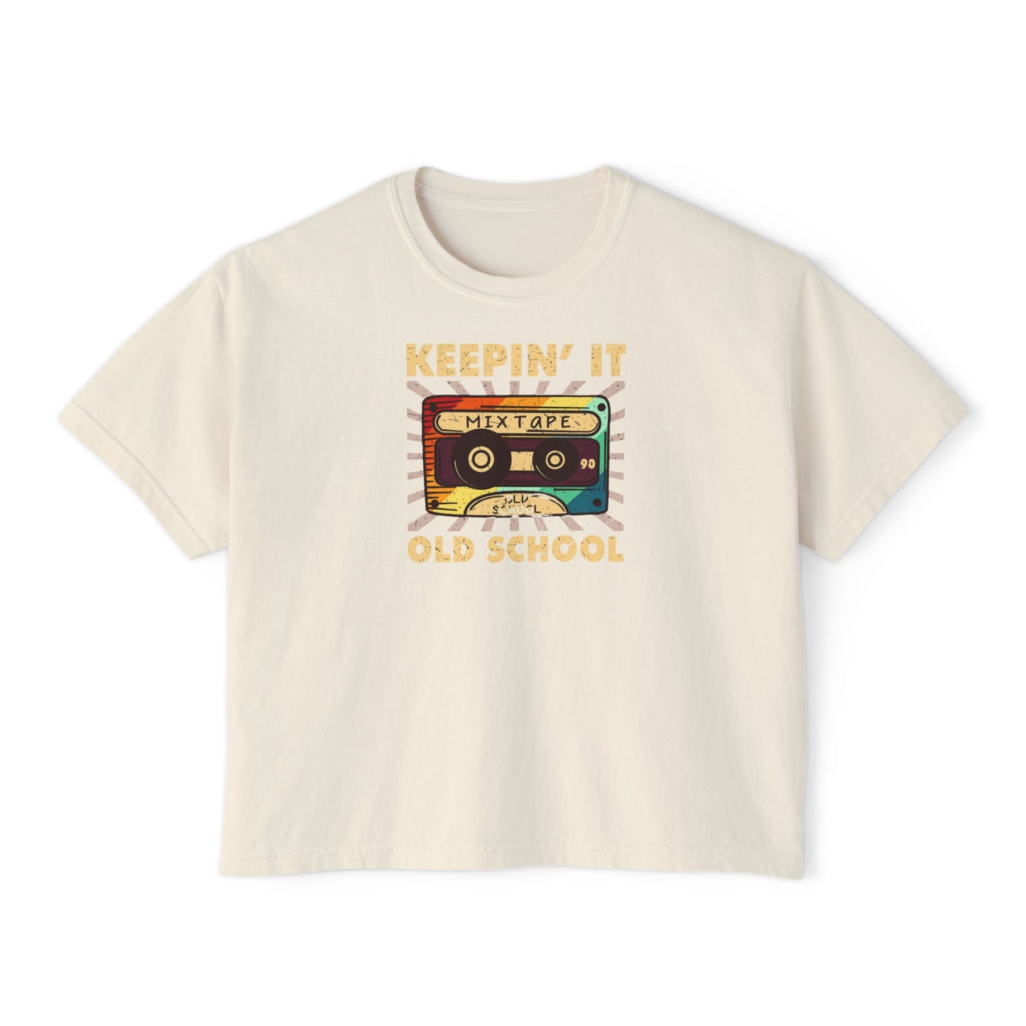 Retro cassette tape Boxy Tee