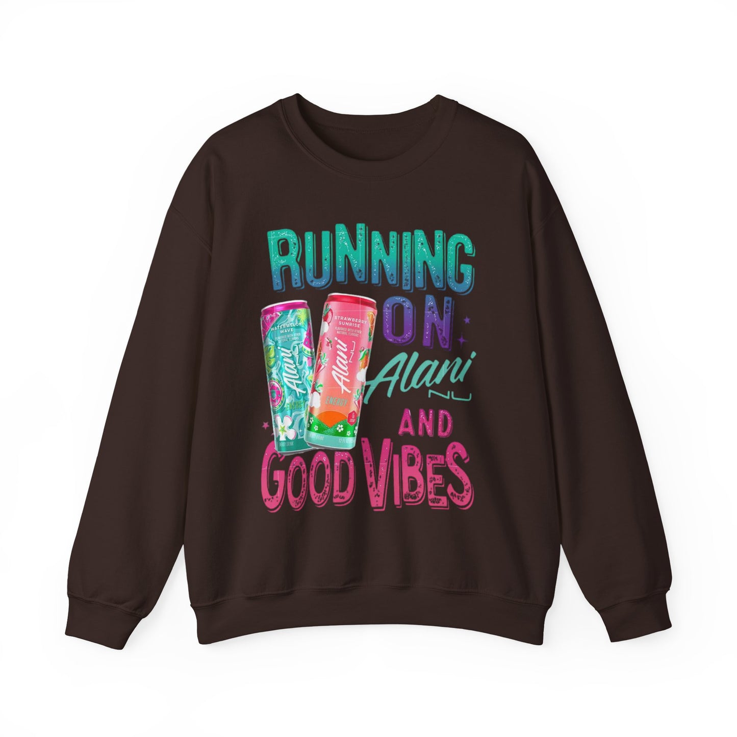 Running on Alani and Good Vibes Sweatshirt