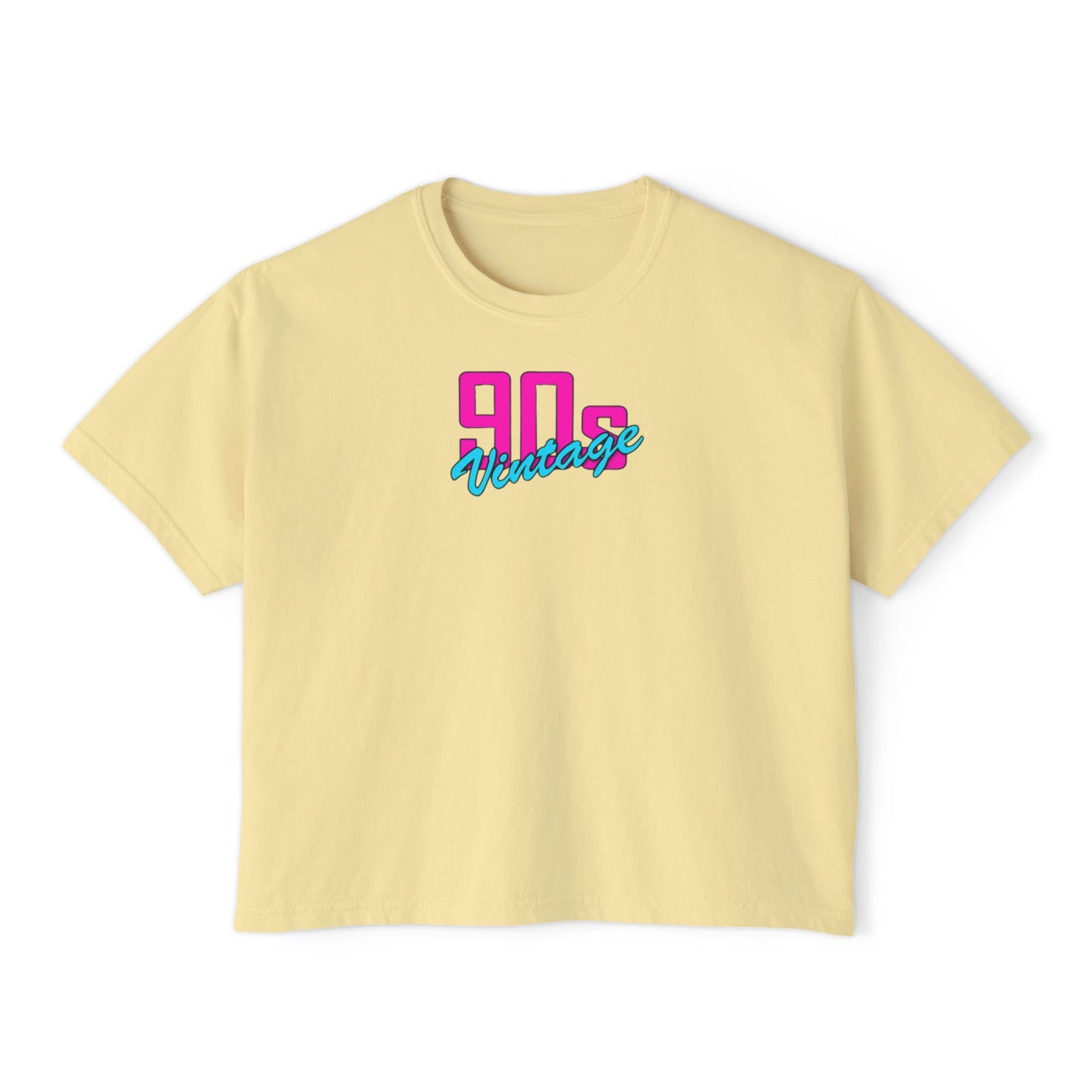 90s Vintage Women's Boxy Tee