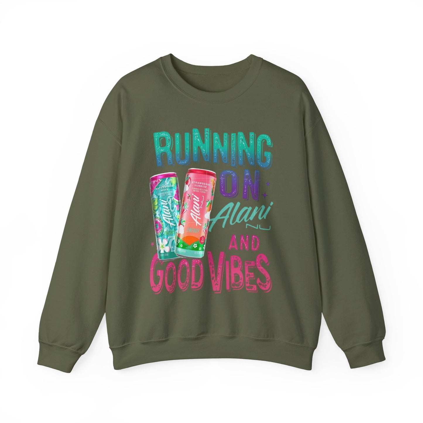 Running on Alani and Good Vibes Sweatshirt
