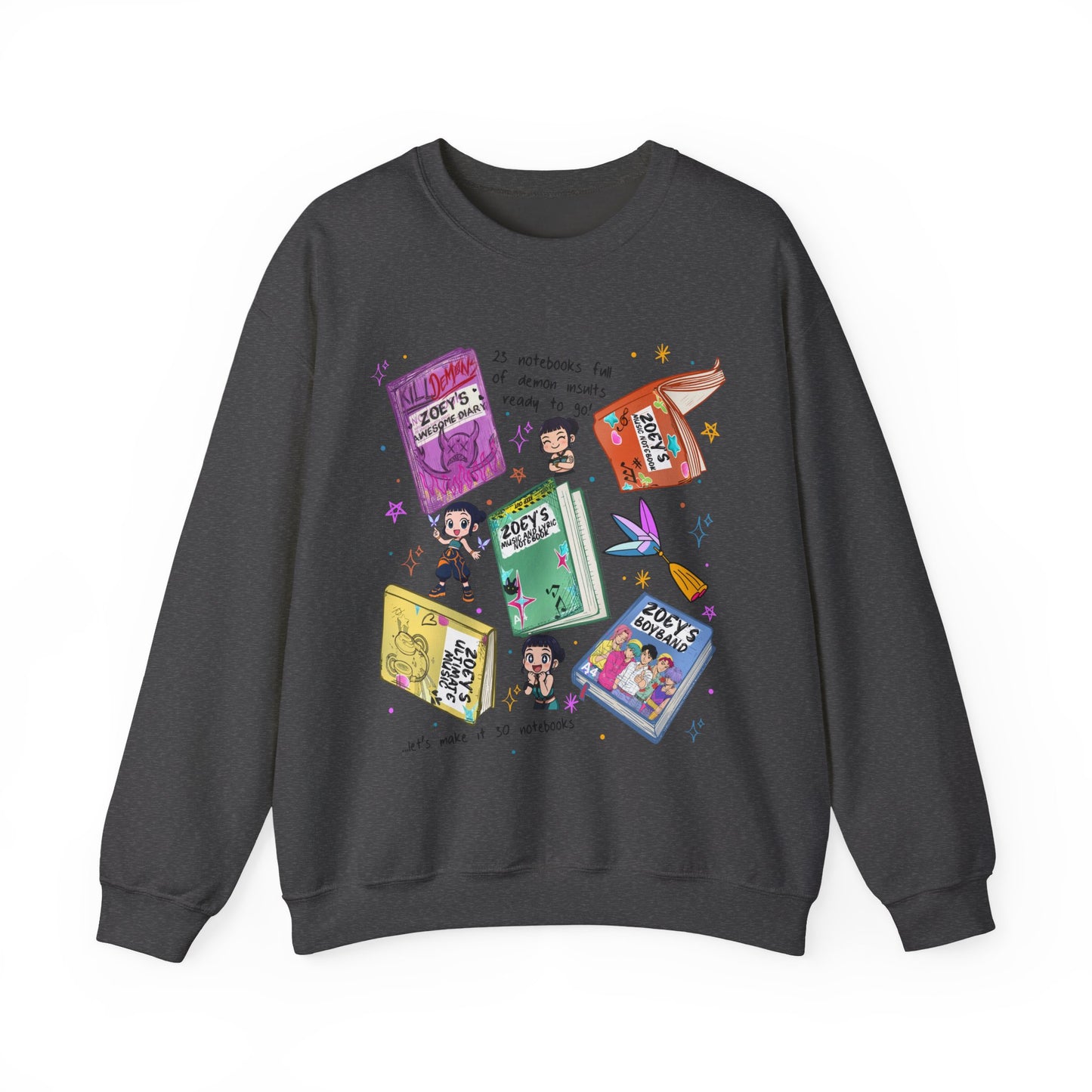 K-Pop Zoe's Books Crewneck Sweatshirt