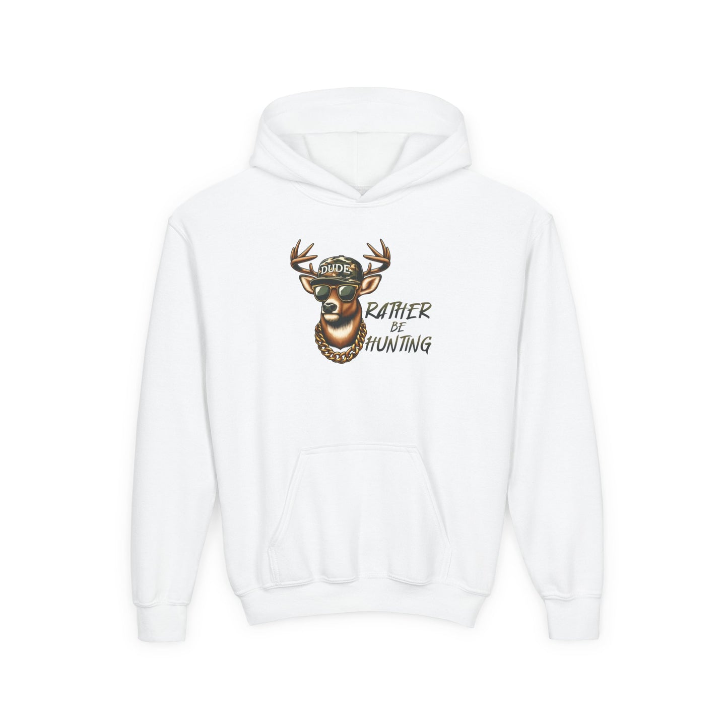 Rather Be Hunting Youth Hoodie