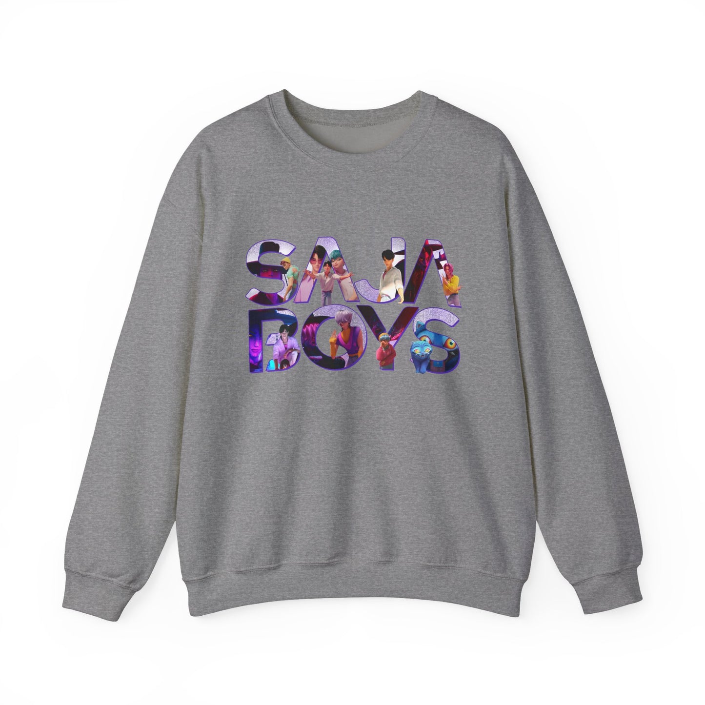 K-Pop SAJA BOYS Words Crewneck Sweatshirt