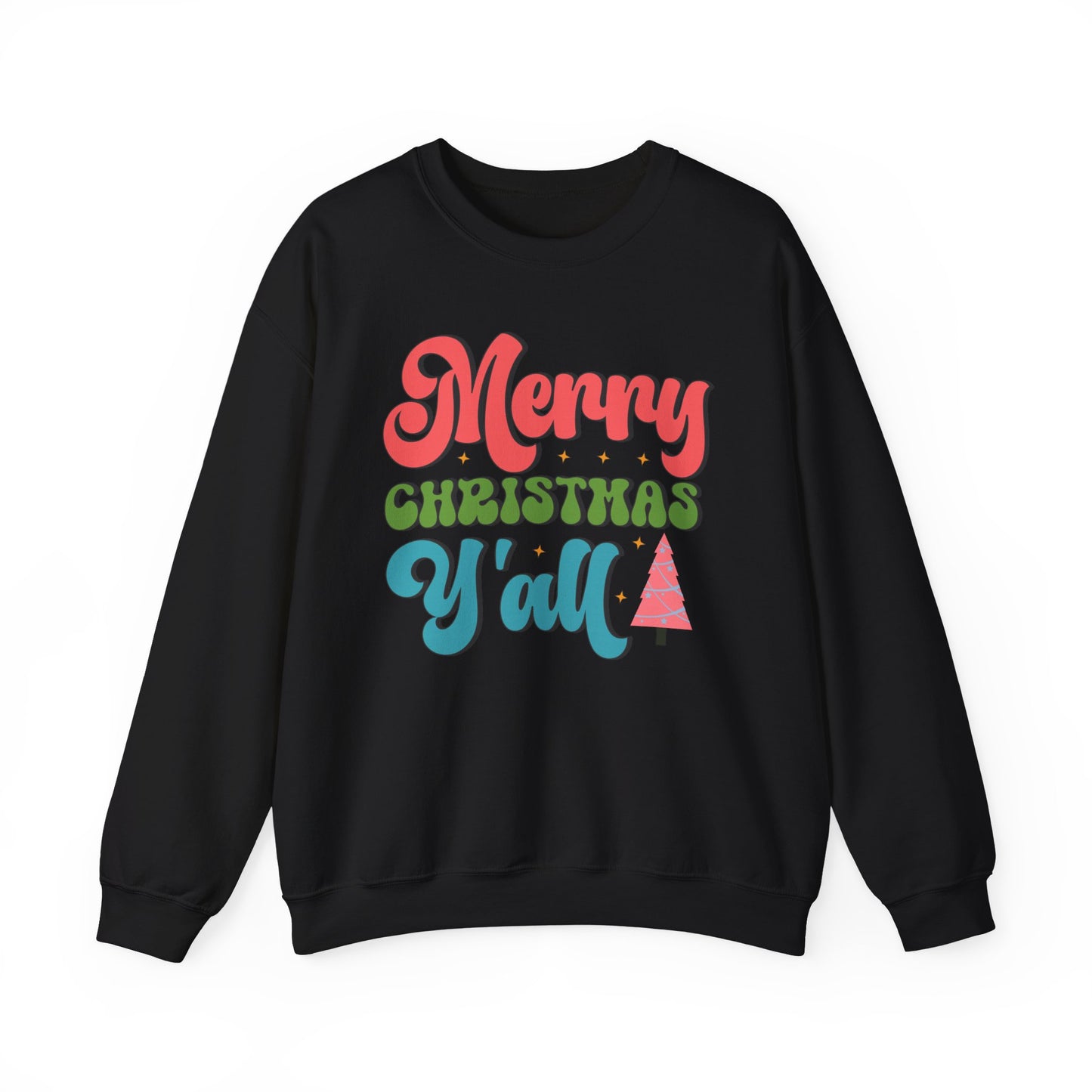 "Merry Christmas Y'all" Festive Holiday Crewneck