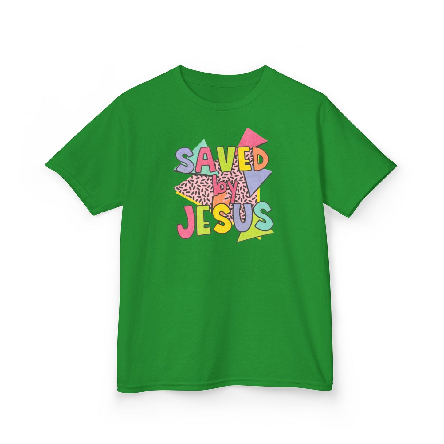 Retro Saved by Jesus Kids Tee