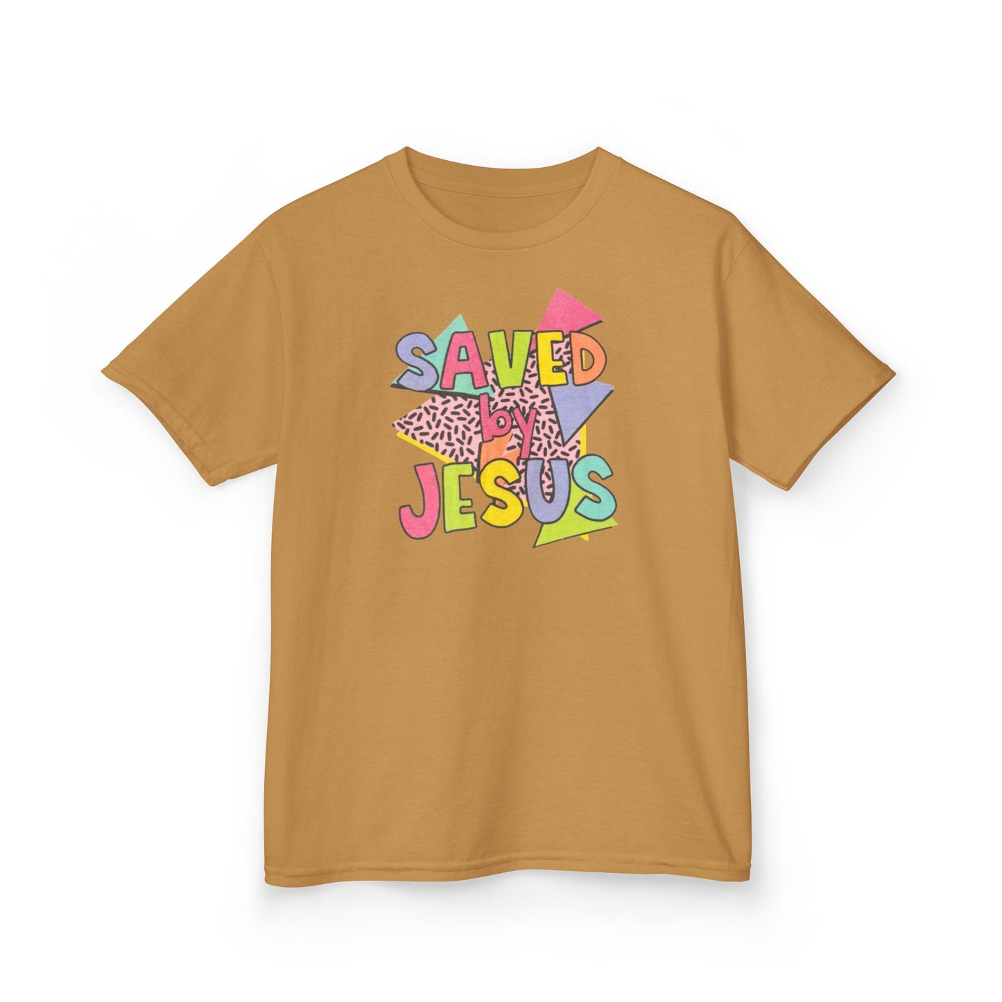 Retro Saved by Jesus Kids Tee