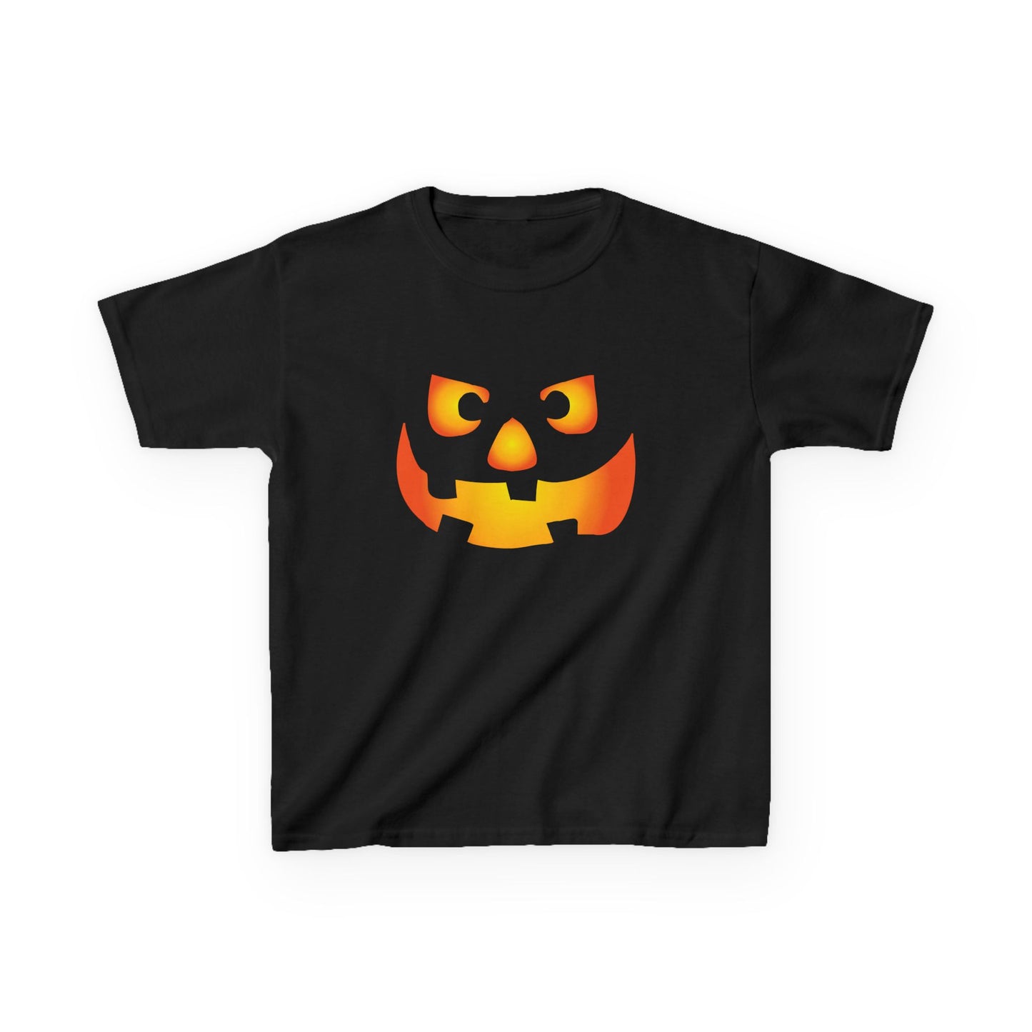 Halloween Pumpkin Face Kids T-Shirt