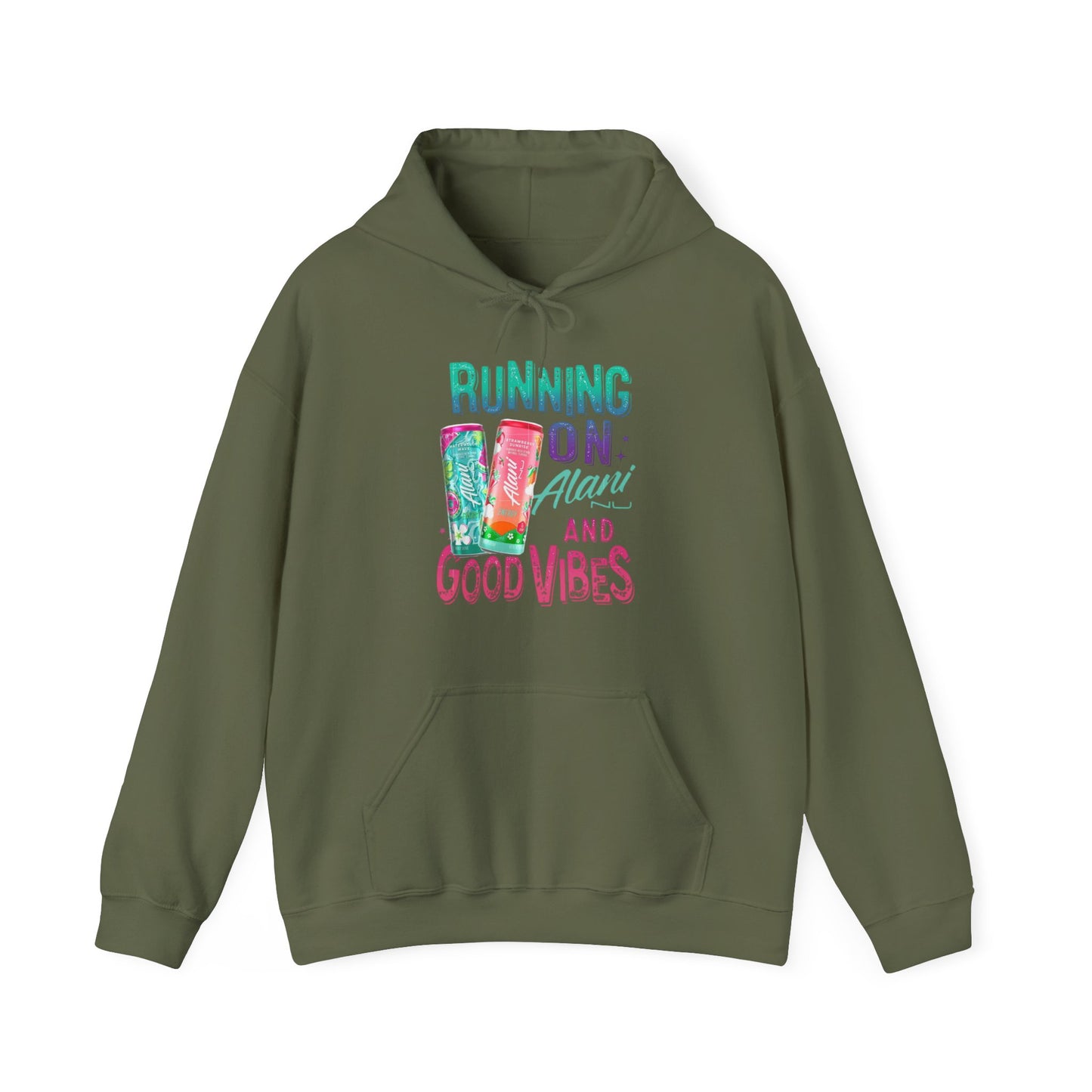 Running on Alani and Good Vibes Hoodie