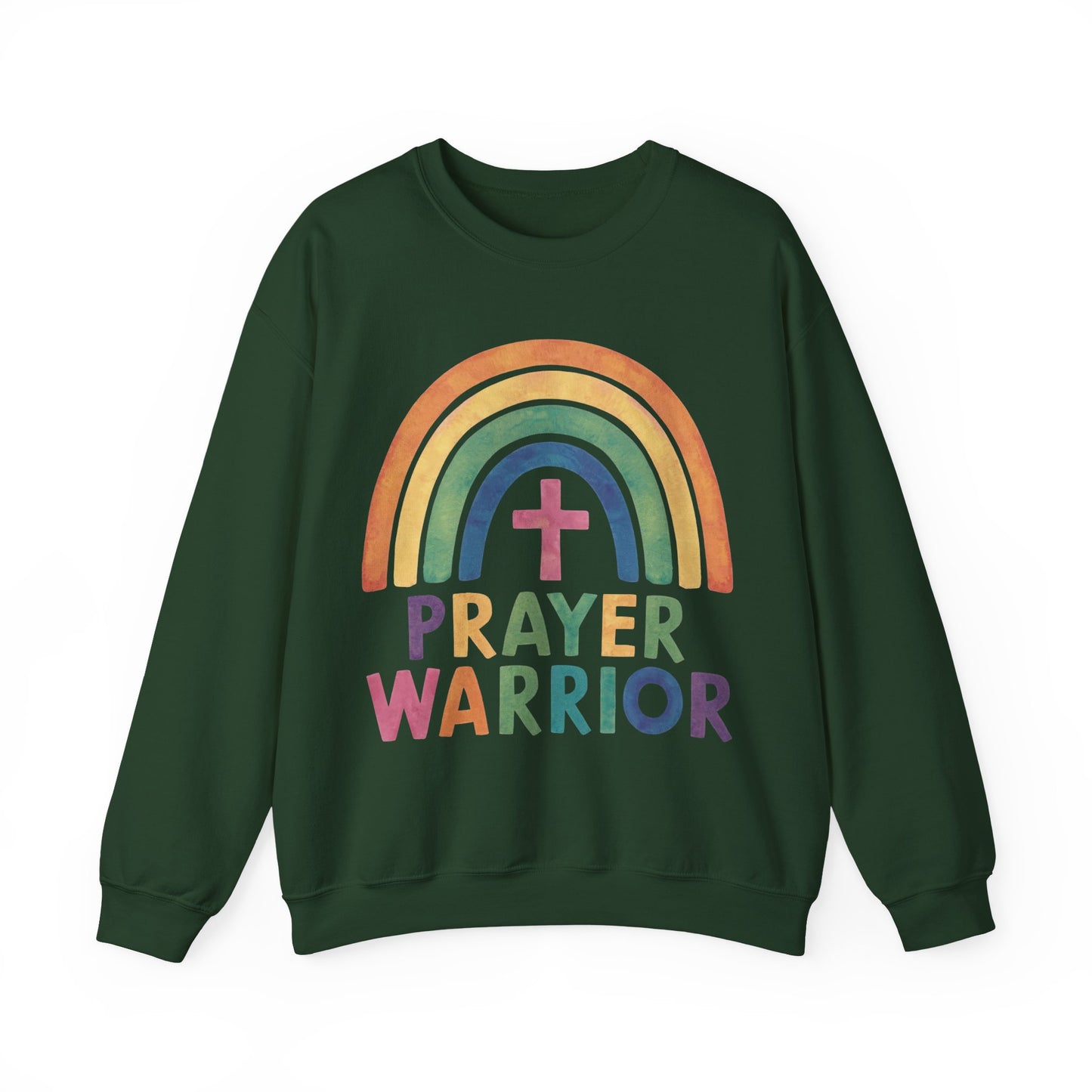 Prayer Warrior Rainbow Sweatshirt