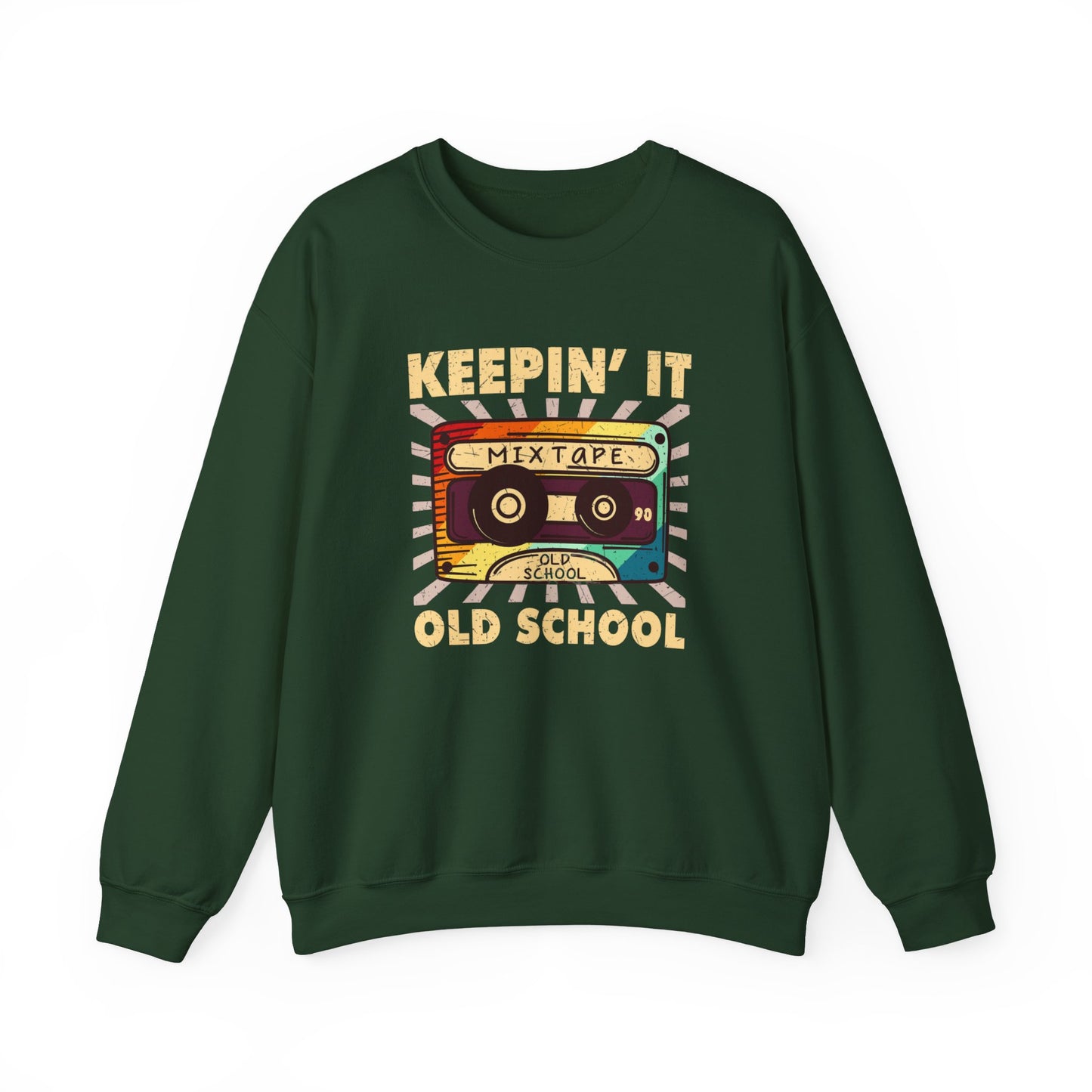 Retro Mixtape Crewneck Sweatshirt