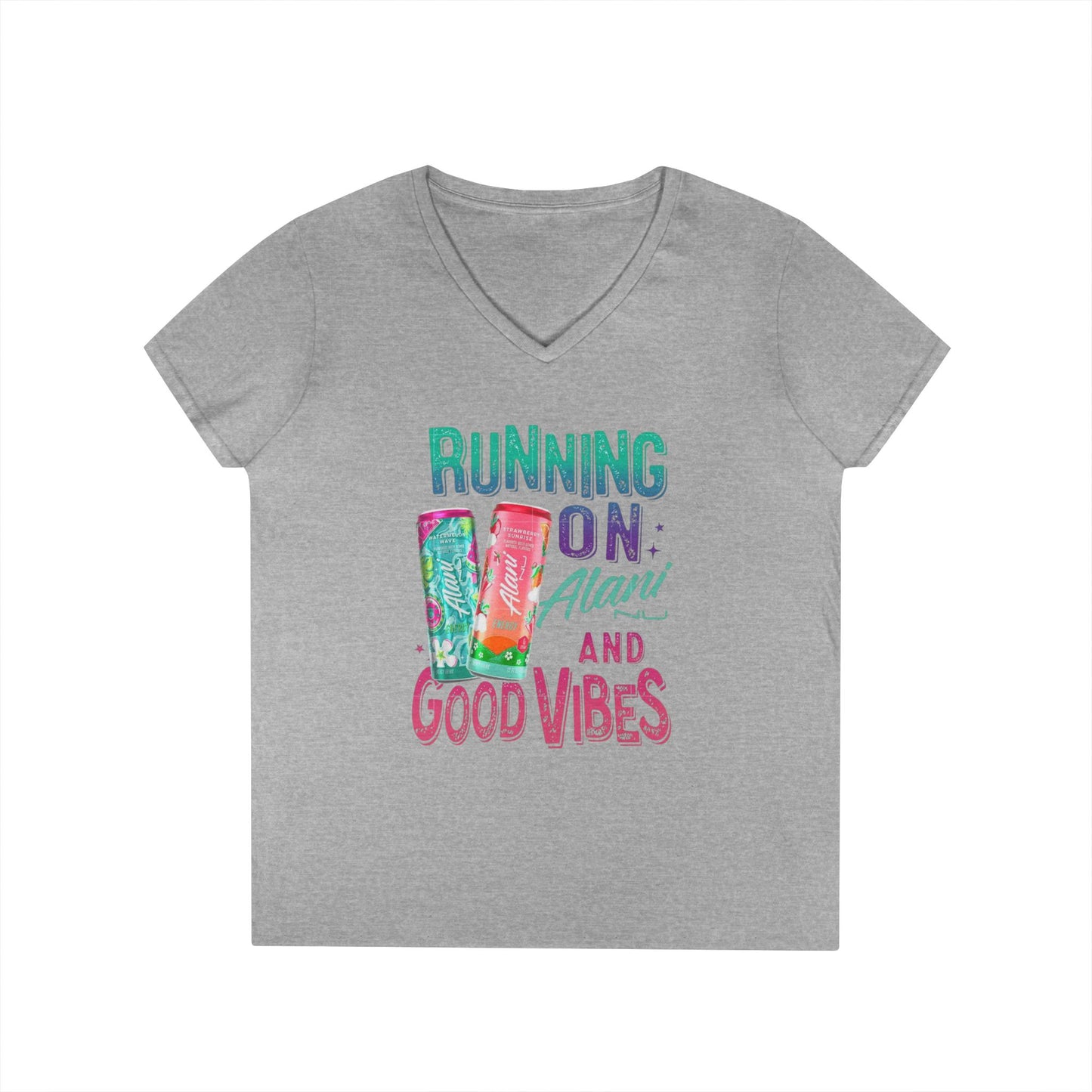 Running on Alani and a Prayer  V-Neck T-Shirt