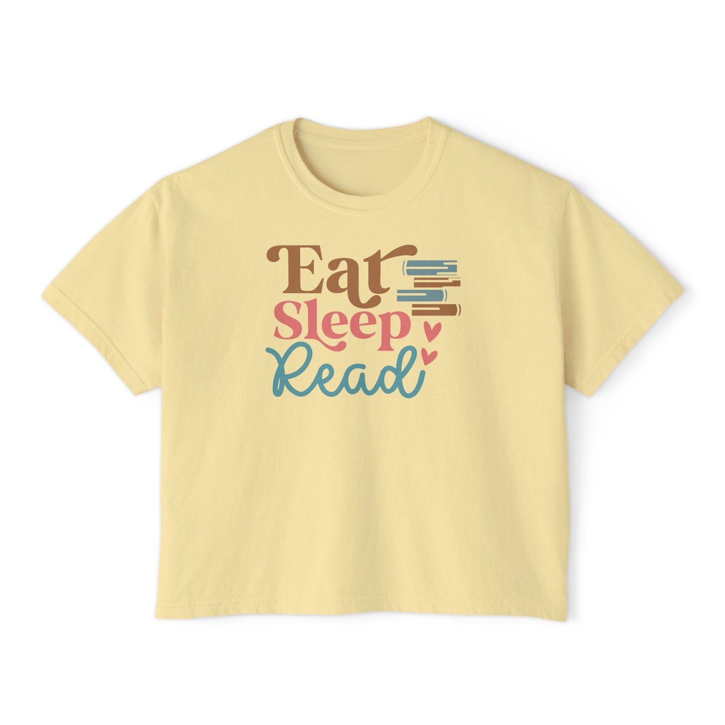 Eat Sleep Read Boxy Tee