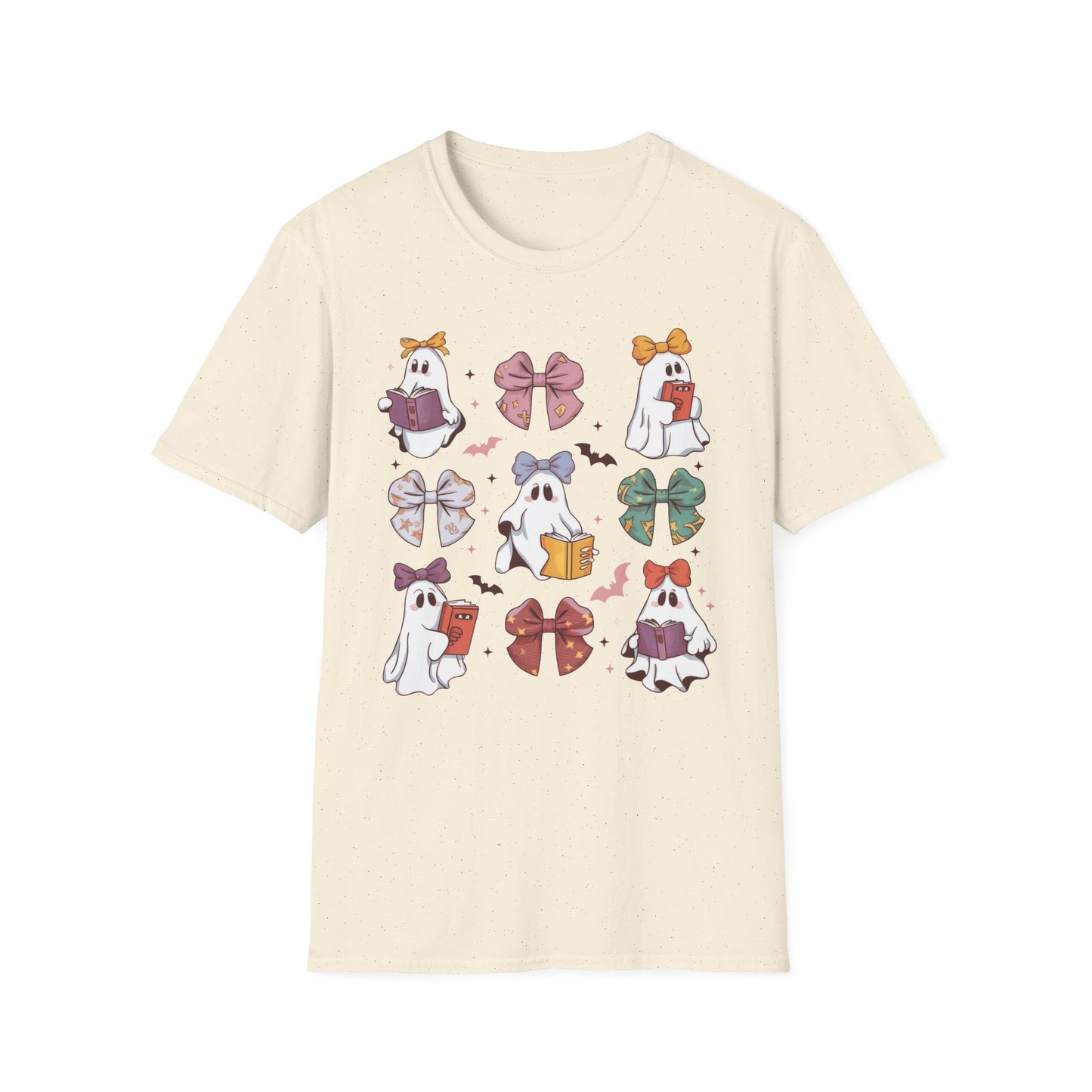 Ghosts & Books Softstyle T-Shirt