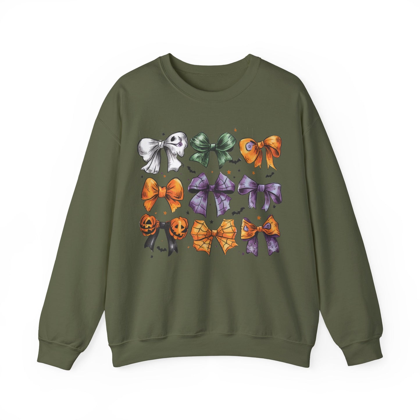 Halloween Bow Crewneck Sweatshirt
