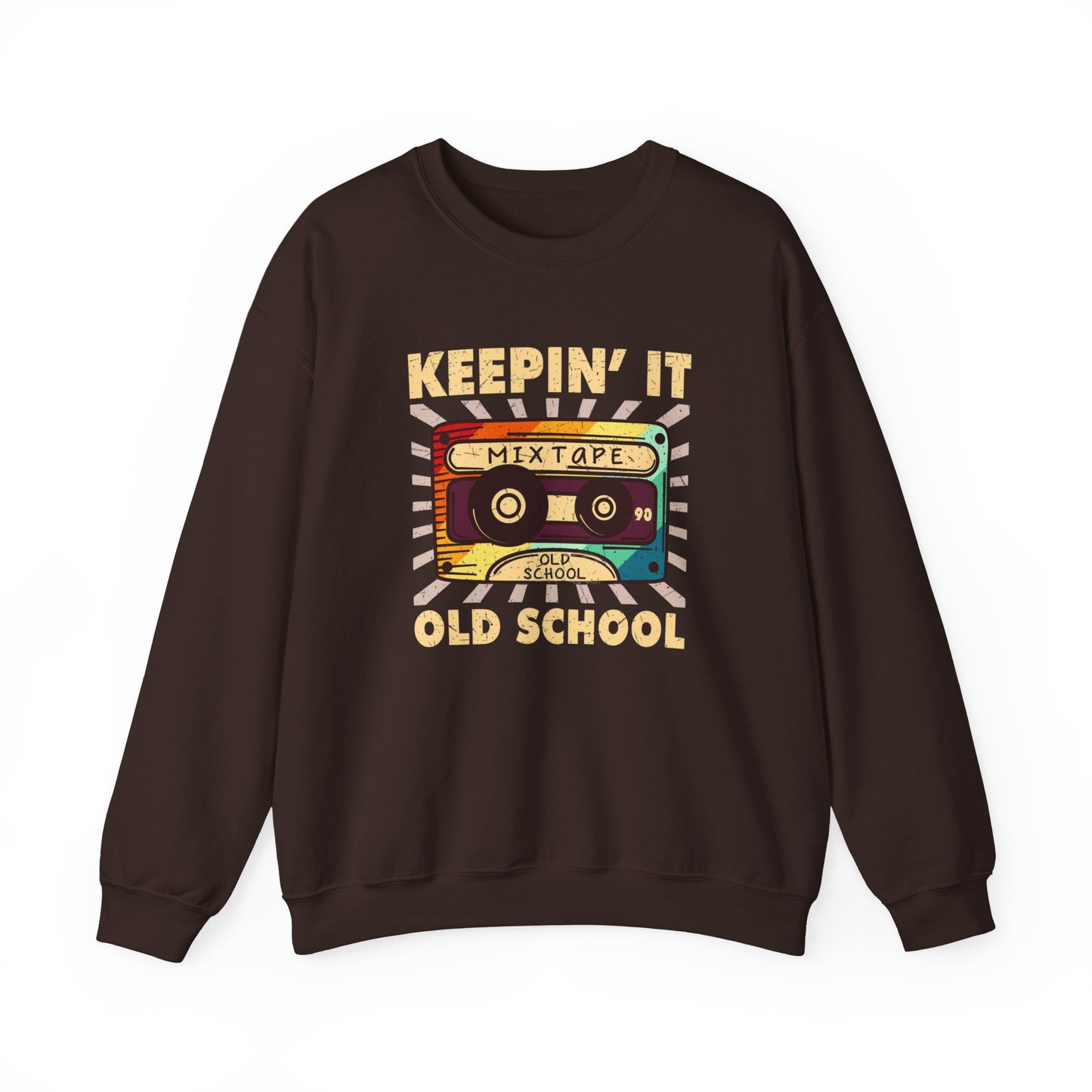 Retro Mixtape Crewneck Sweatshirt