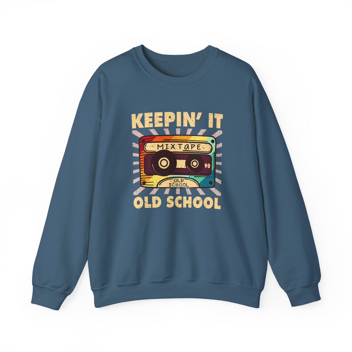 Retro Mixtape Crewneck Sweatshirt