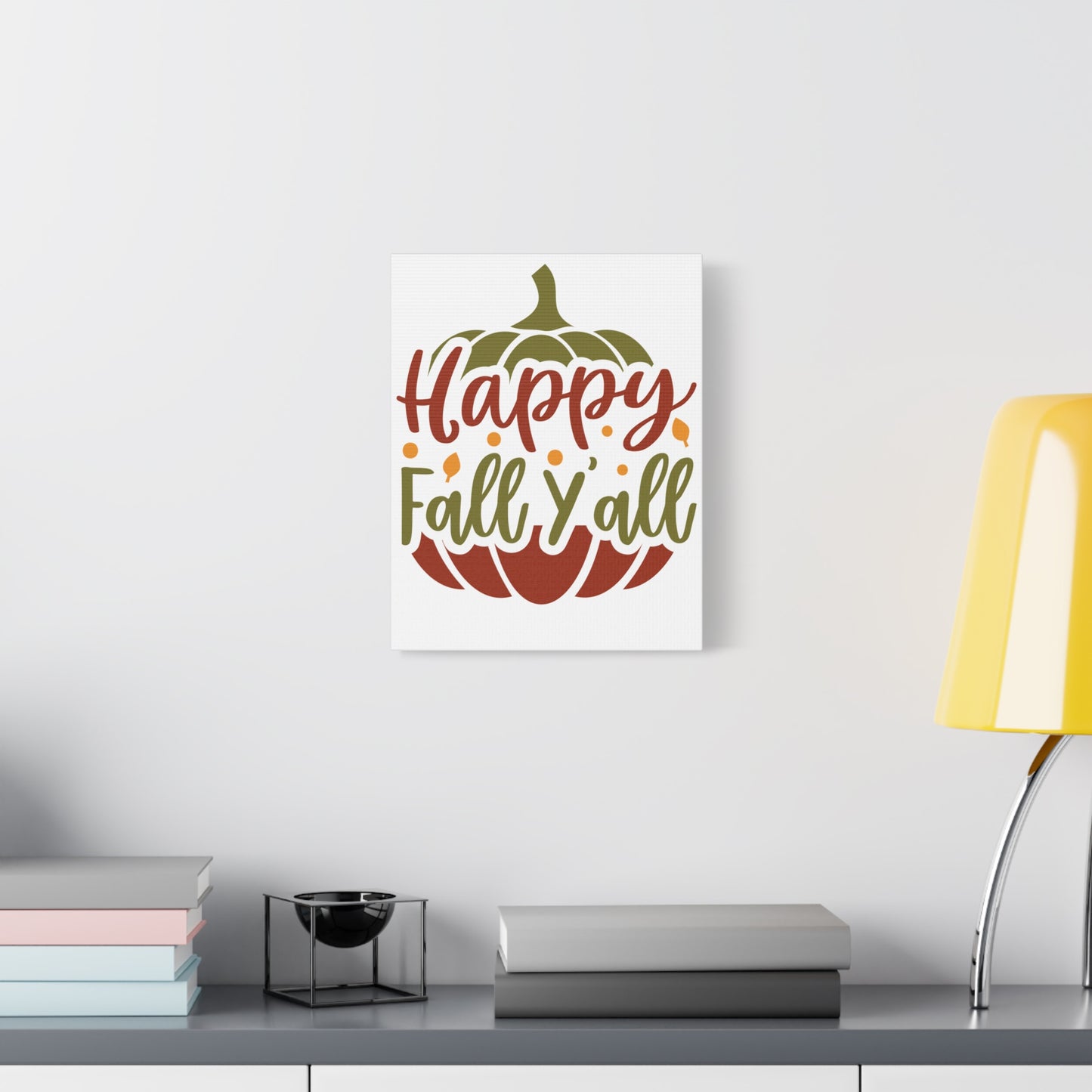 Happy Fall Y'all Canvas