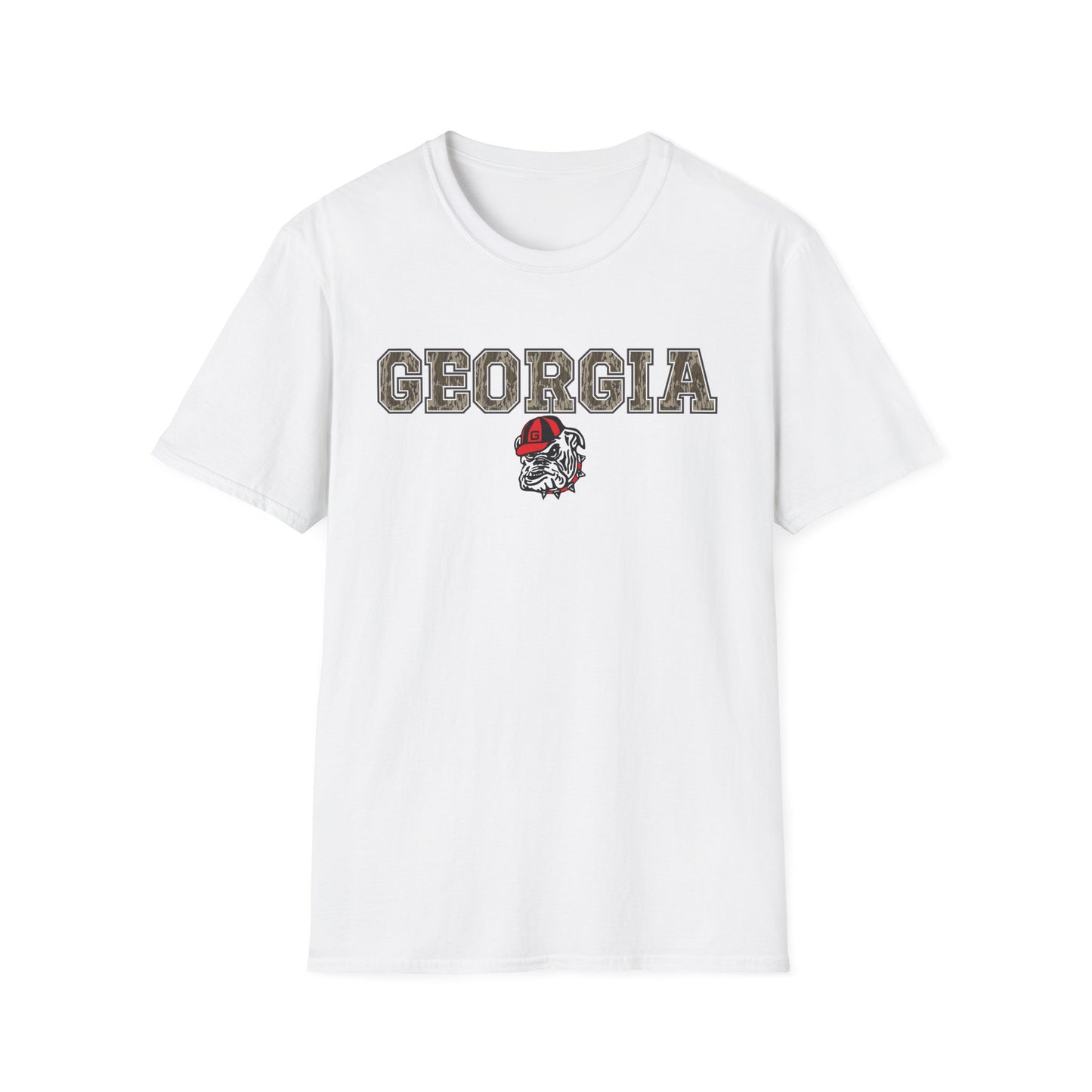 Camo Georgia Dog Unisex T-Shirt