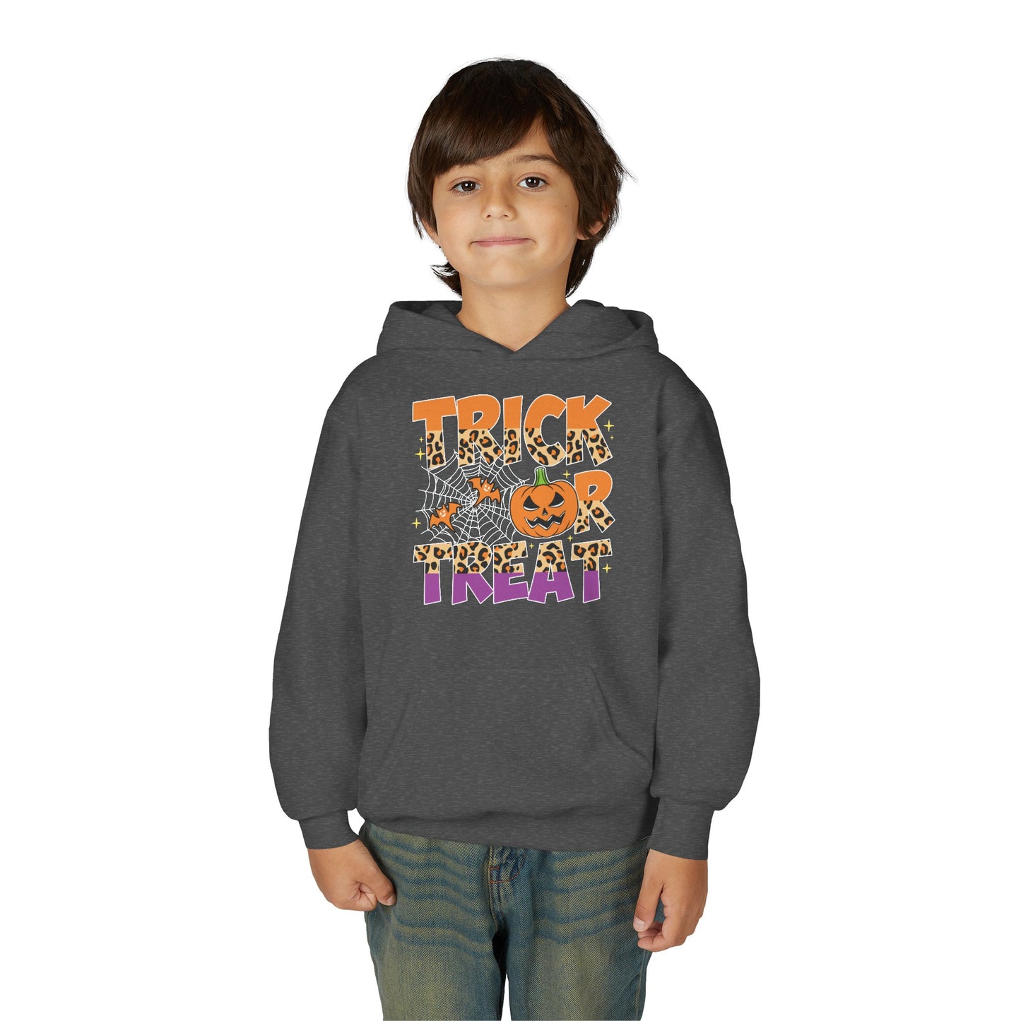 Youth Halloween Trick or Treat Hoodie
