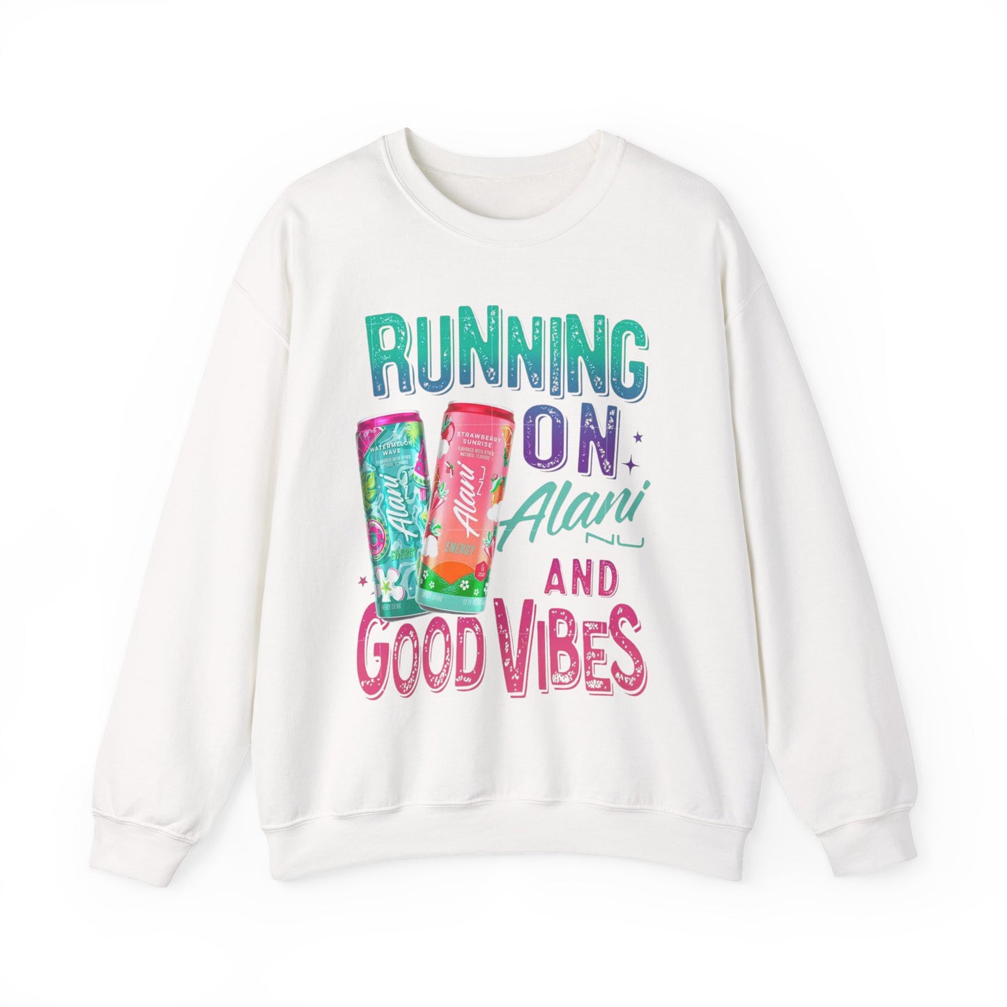 Running on Alani and Good Vibes Sweatshirt
