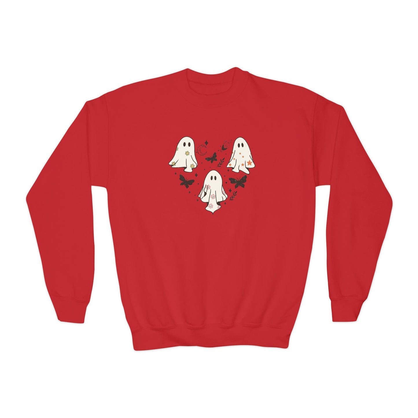 Ghostly Heart  Youth Crewneck Sweatshirt