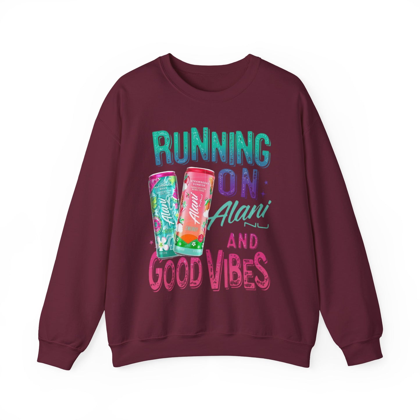 Running on Alani and Good Vibes Sweatshirt