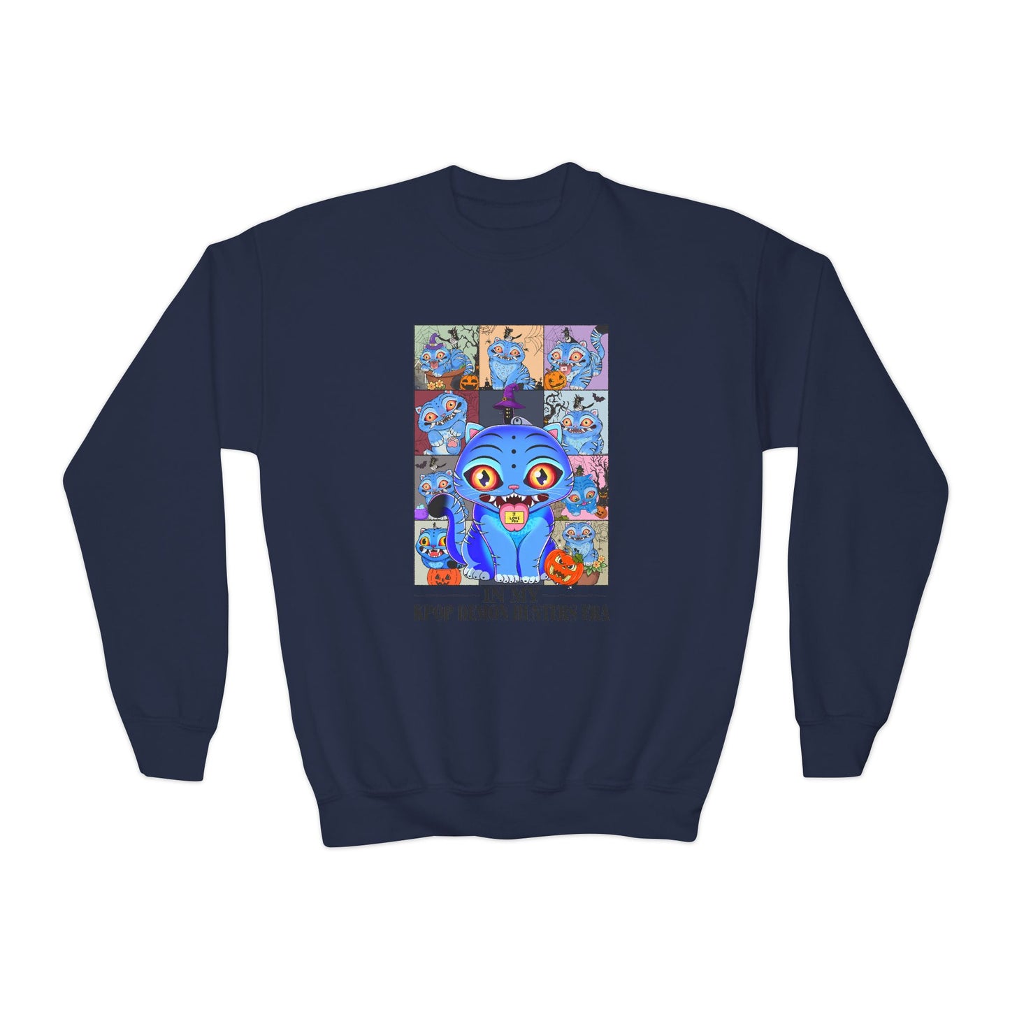 In My K-Pop Halloween Era Youth Crewneck Sweatshirt