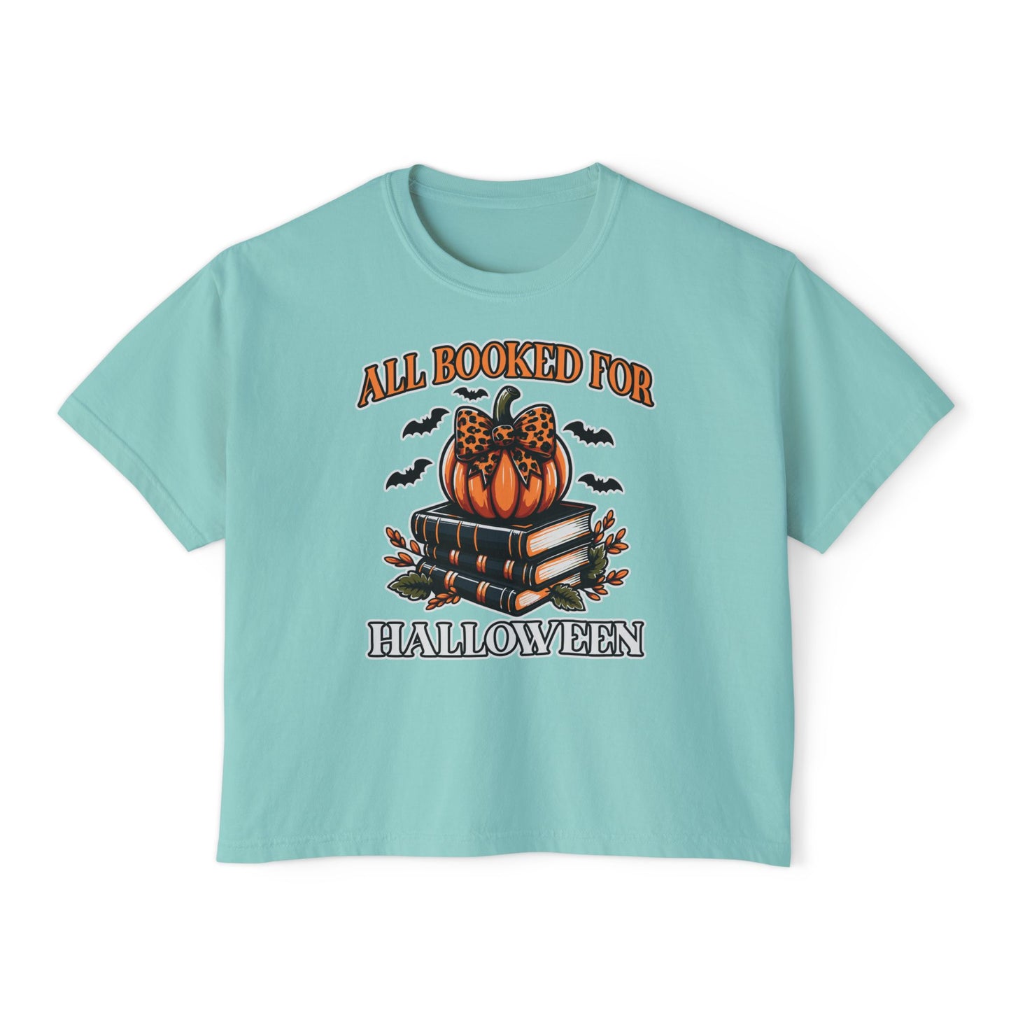 All Booked For Halloween Women's Boxy Tee